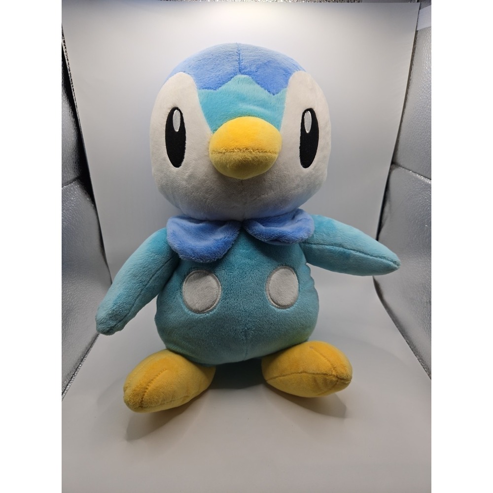 Build A‎ Bear Pokemon Piplup Blue Penguin Stuffed Plush with Sound & Tush Tag